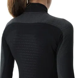 UYN sous vetement technique Femme - AMBITYON manches longues - couleur BlackBoard/Anthracite/White