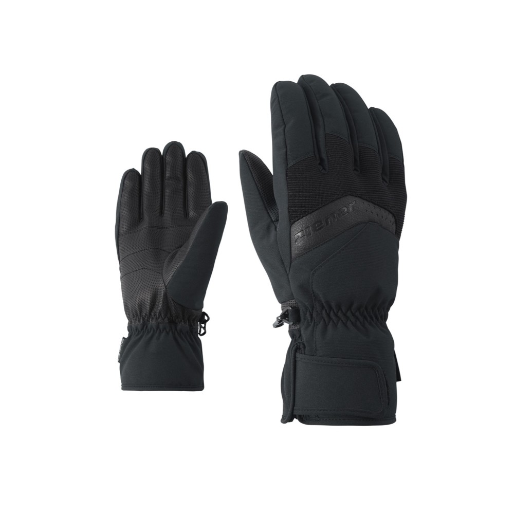 ZIENER GABINO BLACK GANTS 2024