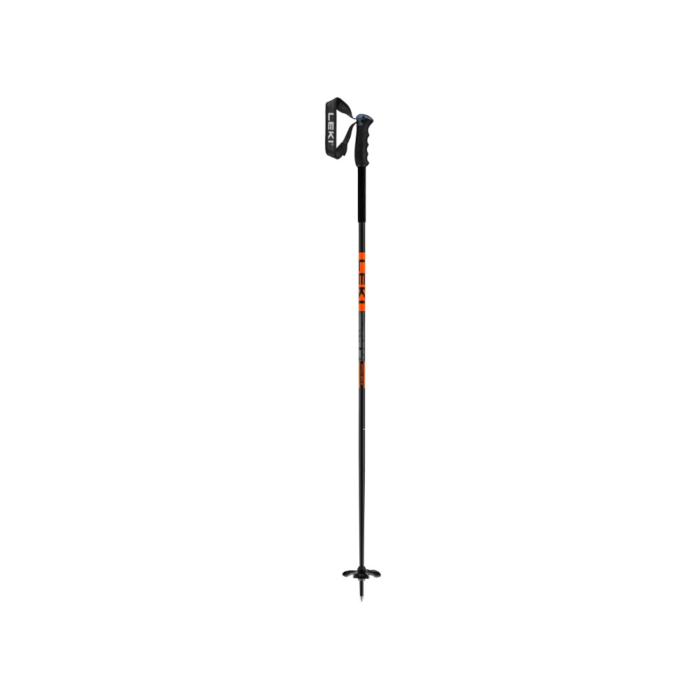 LEKI PITCH BACK BATONS DE SKIS NOIR/ORANGE/GRIS 2024