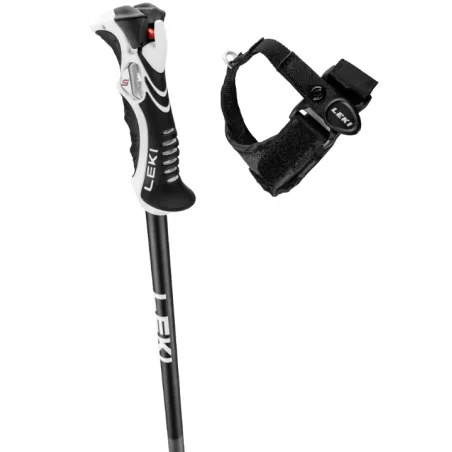 LEKI BOLD LITE S BATONS DE SKIS GRIS/NOIR/ROUGE 2024