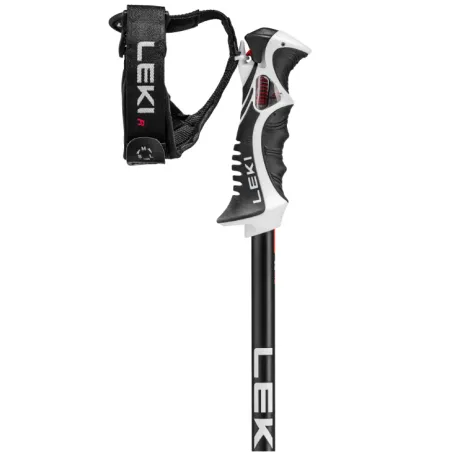 LEKI BOLD LITE S BATONS DE SKIS GRIS/NOIR/ROUGE 2024