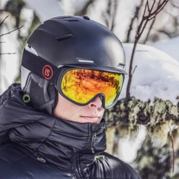 LOUBSOL LS4 NOIR TISSE MI RGE 3 MASQUE SKI 2024