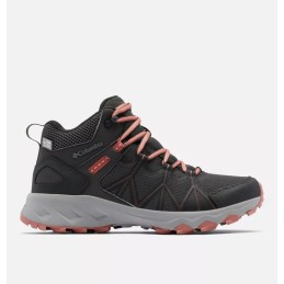 COLUMBIA Chaussure de Randonnée Mid Peakfreak™ II Outdry™ Femme - Dark Grey, Dark Coral