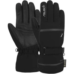 REUSCH Gants de ski femme ALISON GTX - BLACK/SILVER