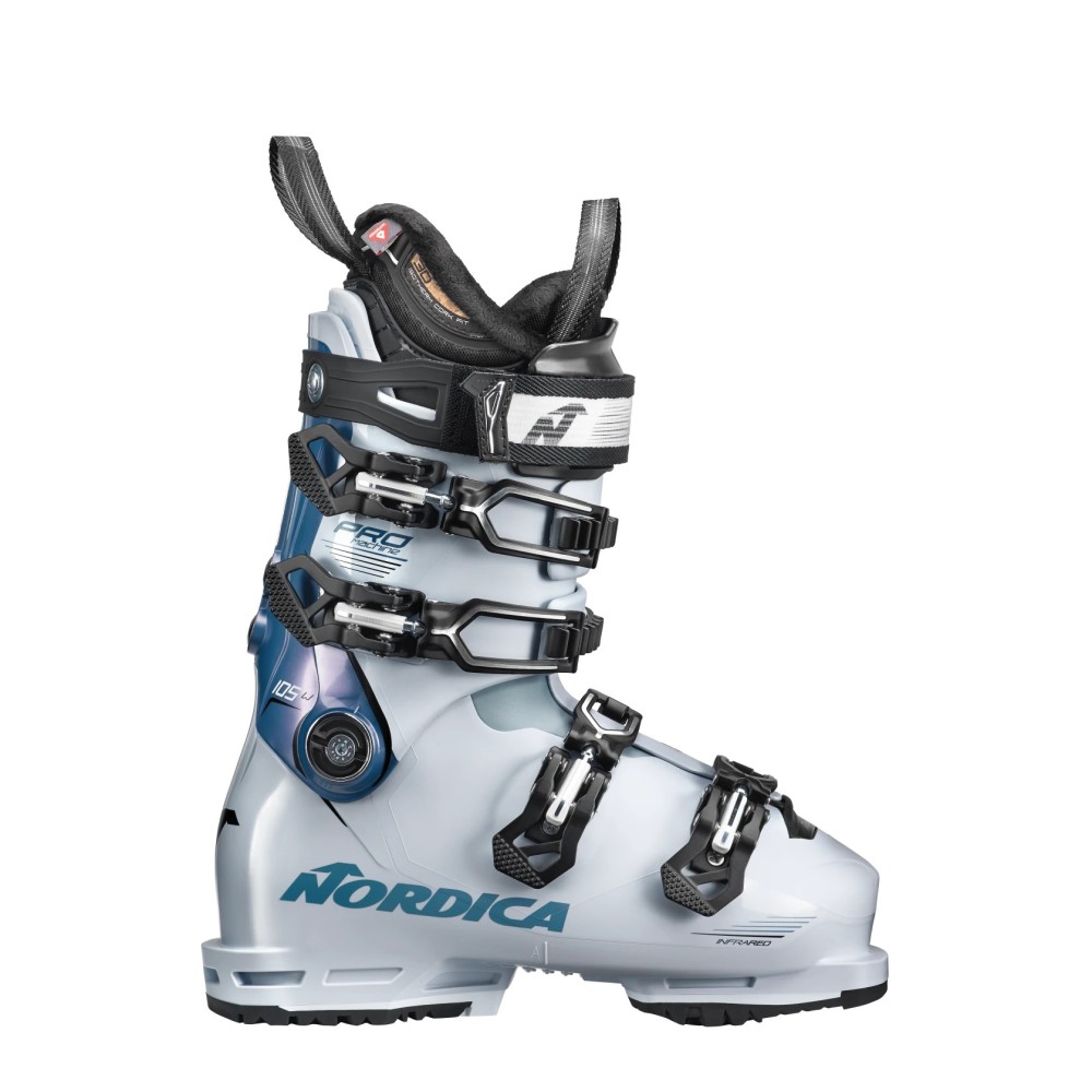 NORDICA Chaussures de ski PRO MACHINE 105 W - BLANC/BLEU CLAIR/NOIR