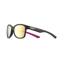 SOLAR Lunettes de Soleil SOLEDAD - NOIR MAT PLZ ROSE