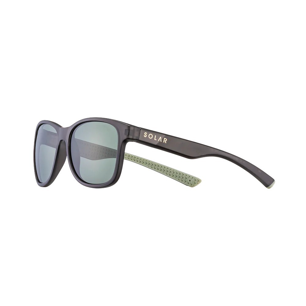 SOLAR Lunettes de Soleil MAYER - NOIR TRANS/VERT PLZ
