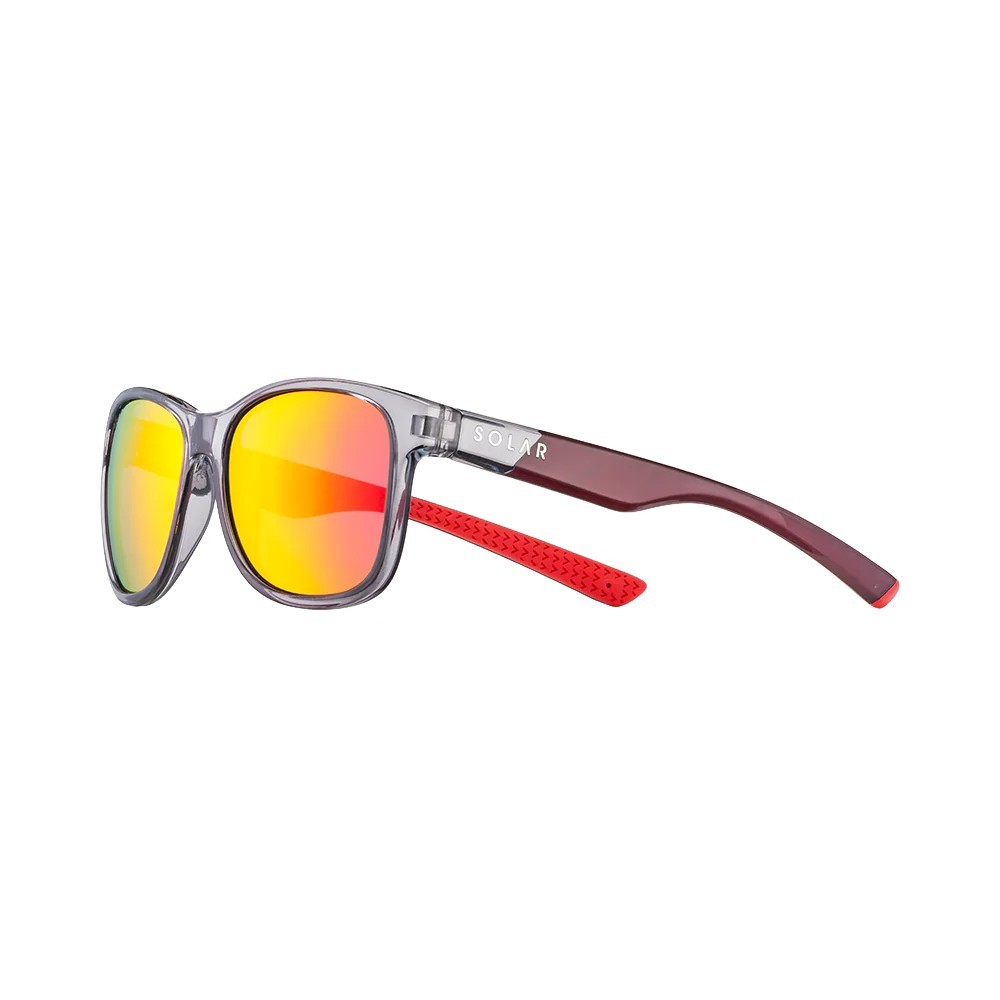 SOLAR Lunettes de Soleil MAYER - GRIS BRIL PLZ ROUGE