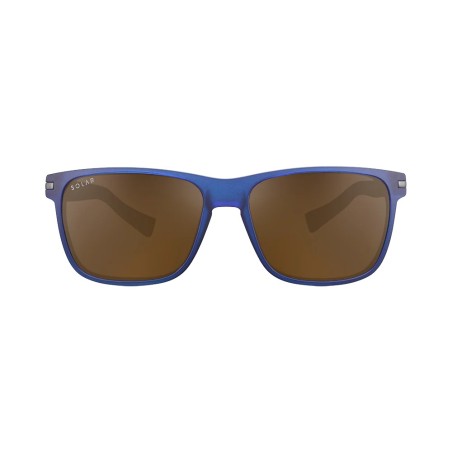 solar lunettes de soleil YOUNG - BLEU TRANSLU PLZ BRUN