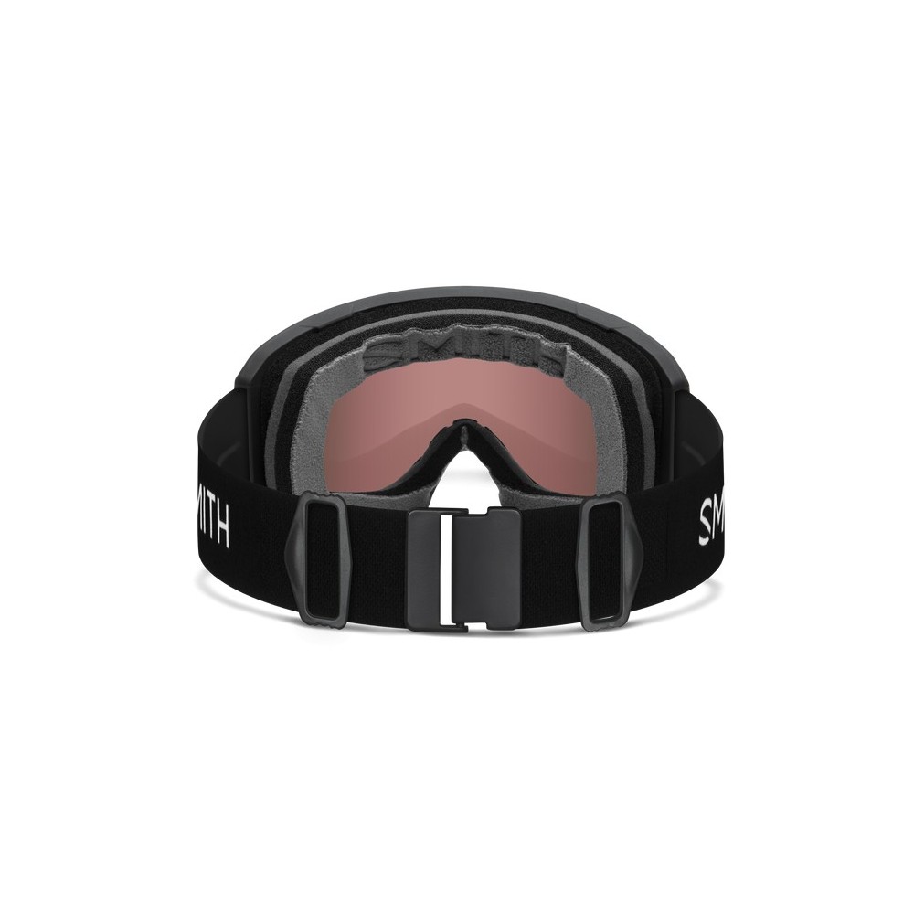 SMITH Masque de ski PREVIEW Black + ChromaPop™ Everyday Red Mirror Lens