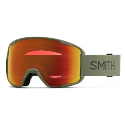 SMITH Masque de ski PREVIEW Fatigue Green + ChromaPop™ Everyday Red Mirror Lens