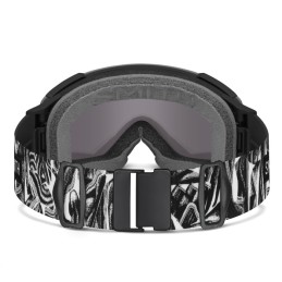 SMITH Masque de ski IO MAG - Tyler Keaton Robbins Artist Series + ChromaPop™ Sun Black Gold Mirror Lens