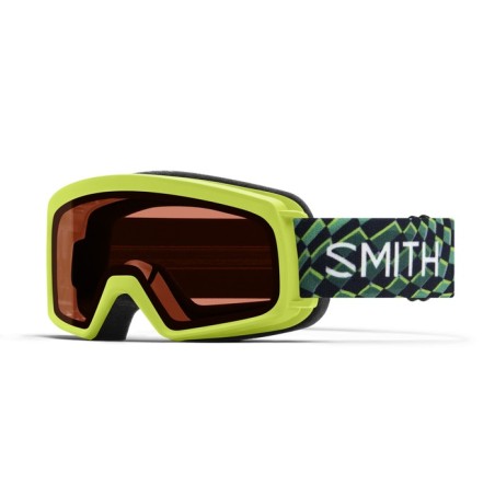 SMITH Masque de ski junior RASCAL - Electric Lime Left Turn + RC36 Lens