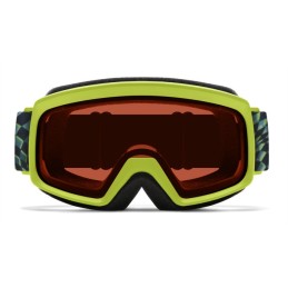 SMITH Masque de ski junior RASCAL - Electric Lime Left Turn + RC36 Lens