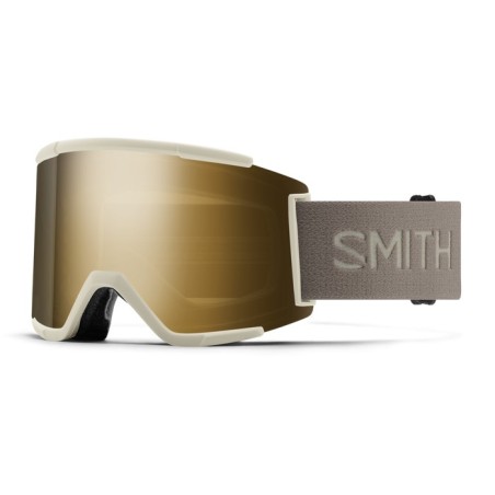 SMITH Masque de ski SQUAD XL - Chalk + ChromaPop™ Sun Black Gold Mirror Lens