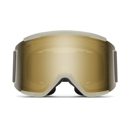 SMITH Masque de ski SQUAD XL - Chalk + ChromaPop™ Sun Black Gold Mirror Lens