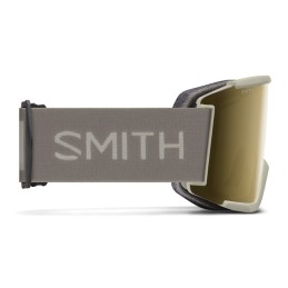 SMITH Masque de ski SQUAD XL - Chalk + ChromaPop™ Sun Black Gold Mirror Lens