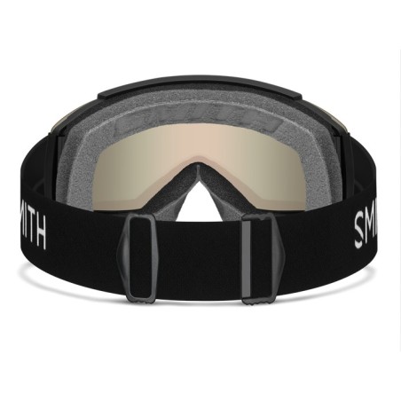 SMITH Masque de ski SQUAD - Black + ChromaPop™ Pro Photochromic Red Mirror Lens