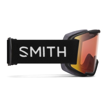 SMITH Masque de ski SQUAD - Black + ChromaPop™ Pro Photochromic Red Mirror Lens