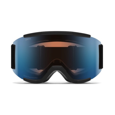 SMITH Masque de ski SQUAD - Black + ChromaPop™ Pro Photochromic Blue Mirror Lens