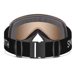 SMITH Masque de ski SKYLINE - Black + ChromaPop™ Pro Photochromic Gold Mirror Lens