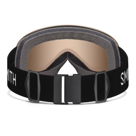 SMITH Masque de ski SKYLINE - Black + ChromaPop™ Pro Photochromic Gold Mirror Lens