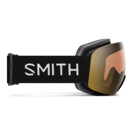 SMITH Masque de ski SKYLINE - Black + ChromaPop™ Pro Photochromic Gold Mirror Lens