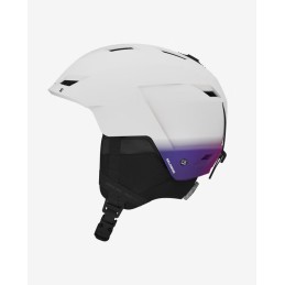SALOMON Casque de ski PIONEER LT PRO - WHITE GRADIENT