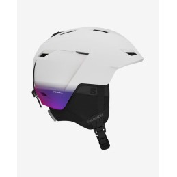 SALOMON Casque de ski PIONEER LT PRO - WHITE GRADIENT