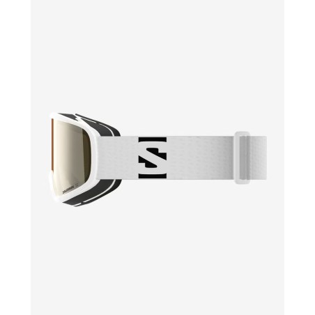 SALOMON Masque de ski junior LUMI ACCESS - WHITE/GOLD