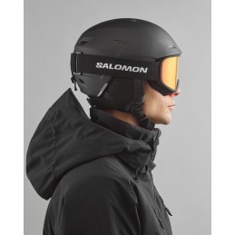 SALOMON Masque de ski AKSIUM 2.0 - BLACK/MID RED