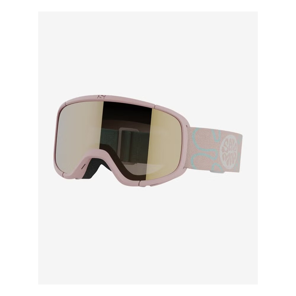 SALOMON Masque de ski RIO TROPICAL - PEACH/GOLD