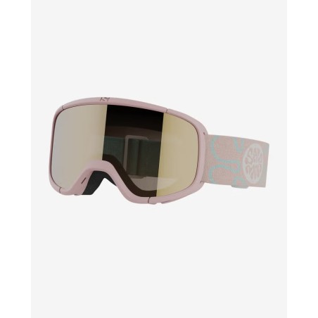 SALOMON Masque de ski RIO TROPICAL - PEACH/GOLD