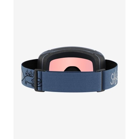 SALOMON Masque de ski RIO - SMOKE BLUE/GOLD