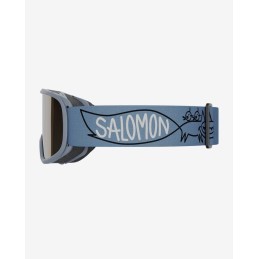 SALOMON Masque de ski RIO - SMOKE BLUE/GOLD