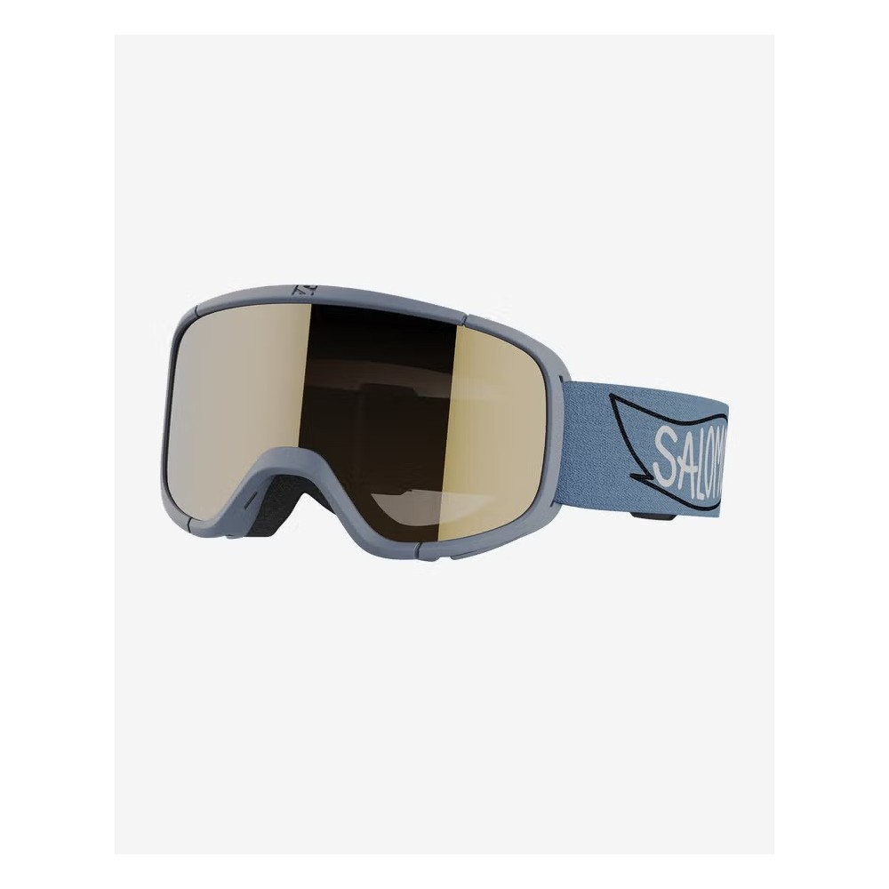 SALOMON Masque de ski RIO - SMOKE BLUE/GOLD