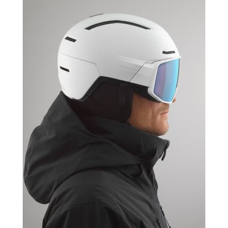 SALOMON Casque de ski DRIVER PRO SIGPHOTO MIPS - WHITE