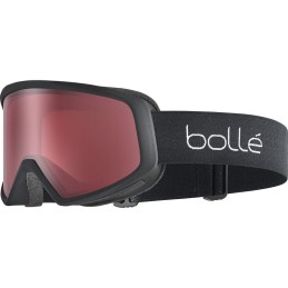 BOLLE masque de ski BEDROCK - BLACK MATTE VERMILLON CAT 2