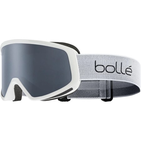 BOLLE Masque de ski BEDROCK - WHITE MATTE GREY CAT 3