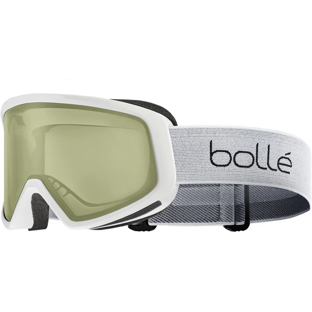 BOLLE Masque de ski BEDROCK - WHITE MATTE LEMON CAT 1