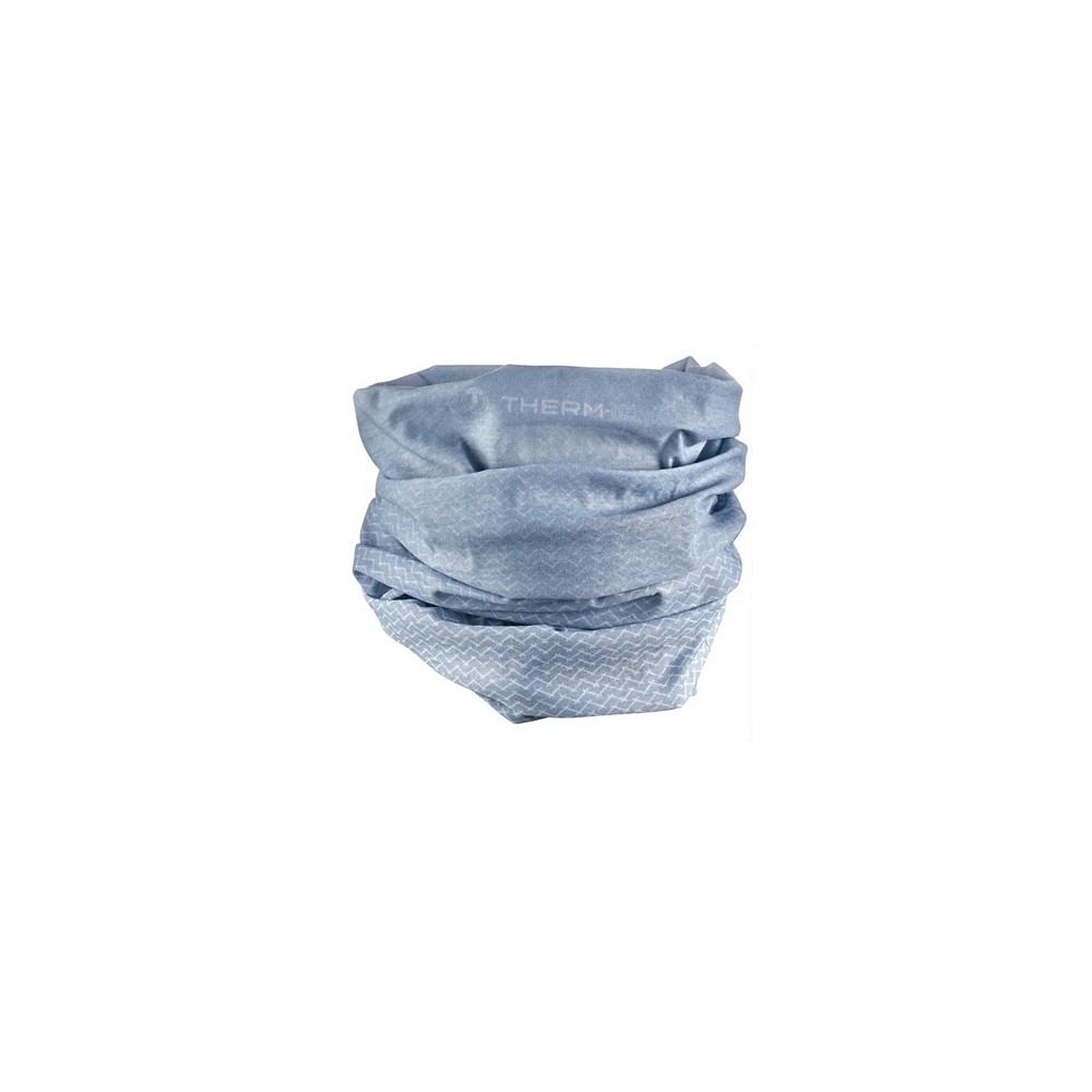 THERMIC tour de cou COOL ULTRA LGT - LIGHT GREY WAVES