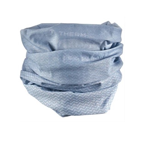 THERMIC tour de cou COOL ULTRA LGT - LIGHT GREY WAVES