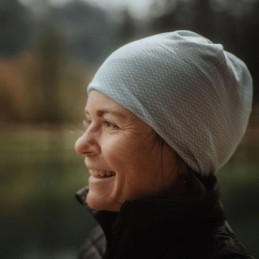 THERMIC tour de cou COOL ULTRA LGT - LIGHT GREY WAVES