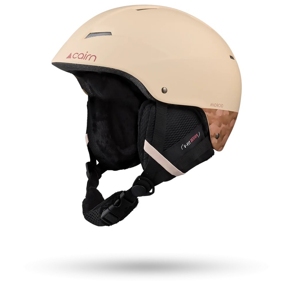 CAIRN Casque de ski ANDROID GRAPHIC - MAT LIGHT PEACH