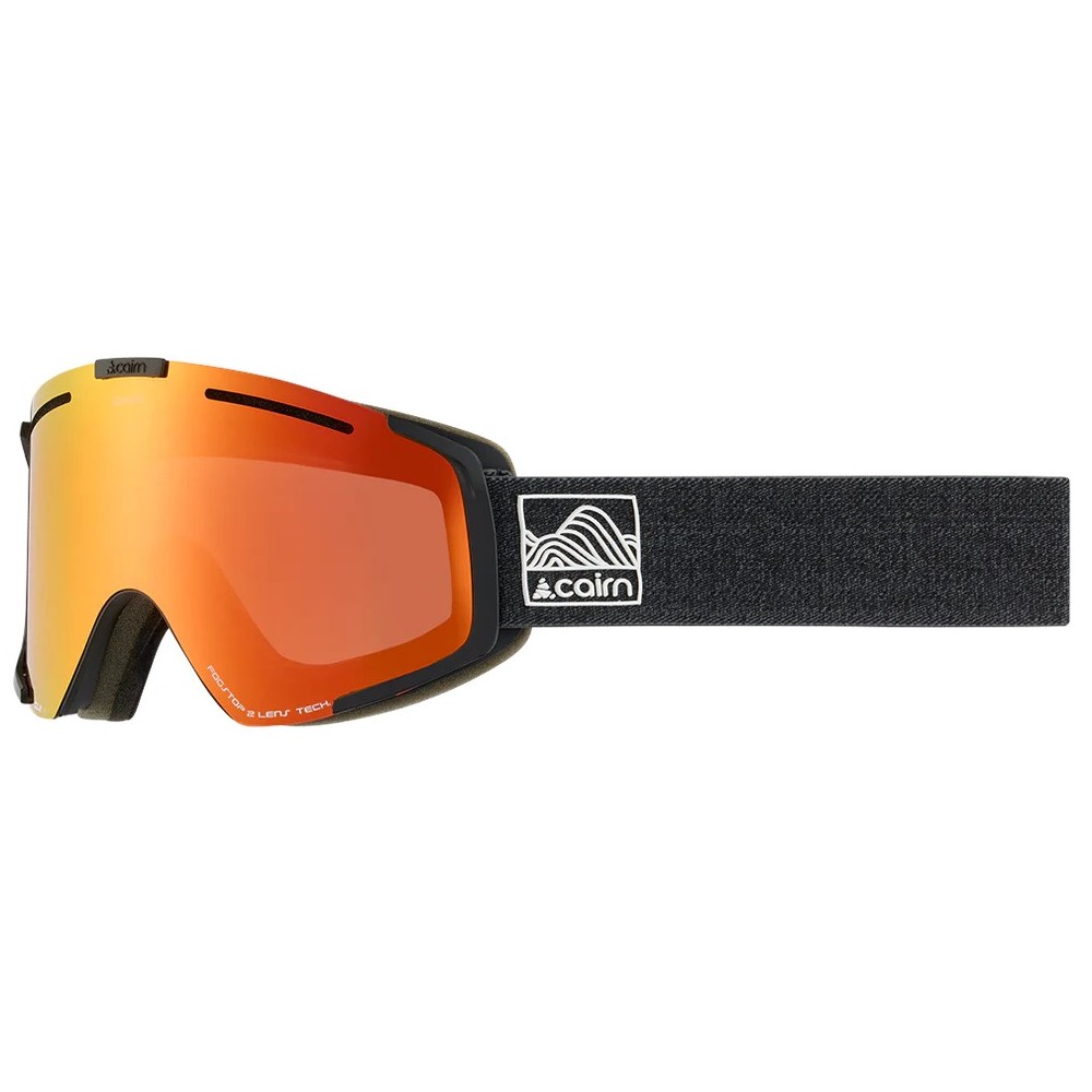 CAIRN Masque de ski GENESIS CLX3 - MAT BLACK RED