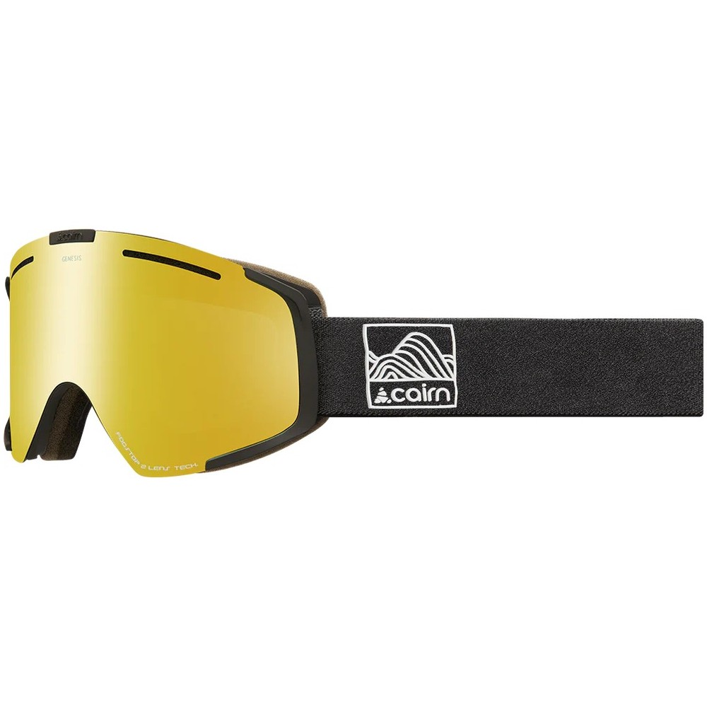 CAIRN Masque de ski GENESIS CLX3 - MAT BLACK GOLD