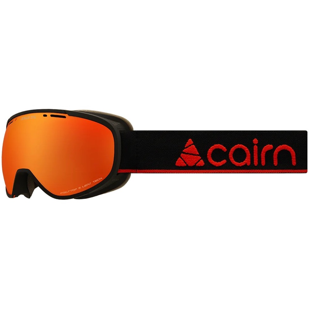 CAIRN Masque de ski GENIUS OTG SPX3 - MAT BLACK ORANGE