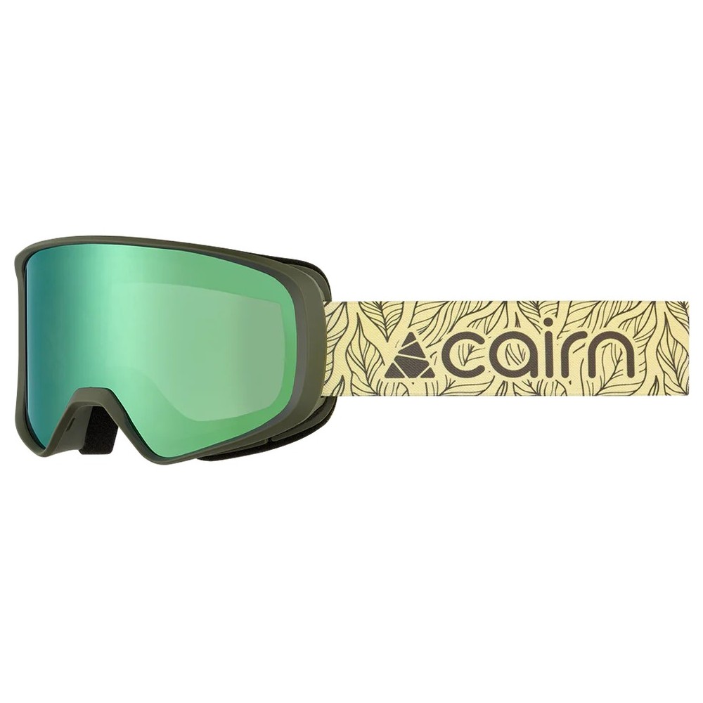 CAIRN Masque de ski GLIDE PURE CLX3 - MAT LIME KHAKI