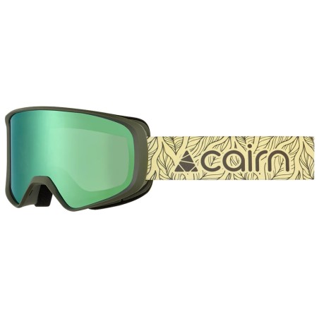 CAIRN Masque de ski GLIDE PURE CLX3 - MAT LIME KHAKI