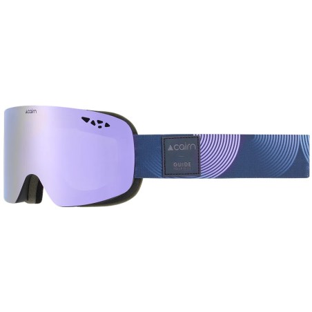 CAIRN Masque de ski ORIGIN PURE CLX3 - MAT BLACK LILAC